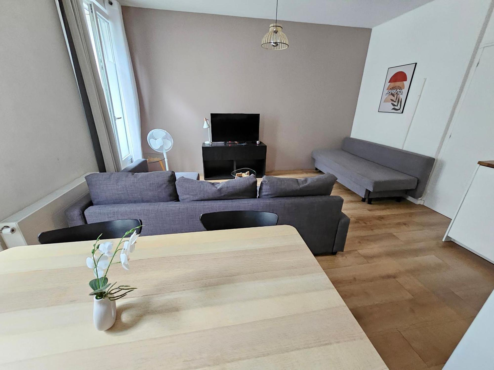 סן-קואן *Appartement Moderne/2 Minutes Du Metro* מראה חיצוני תמונה