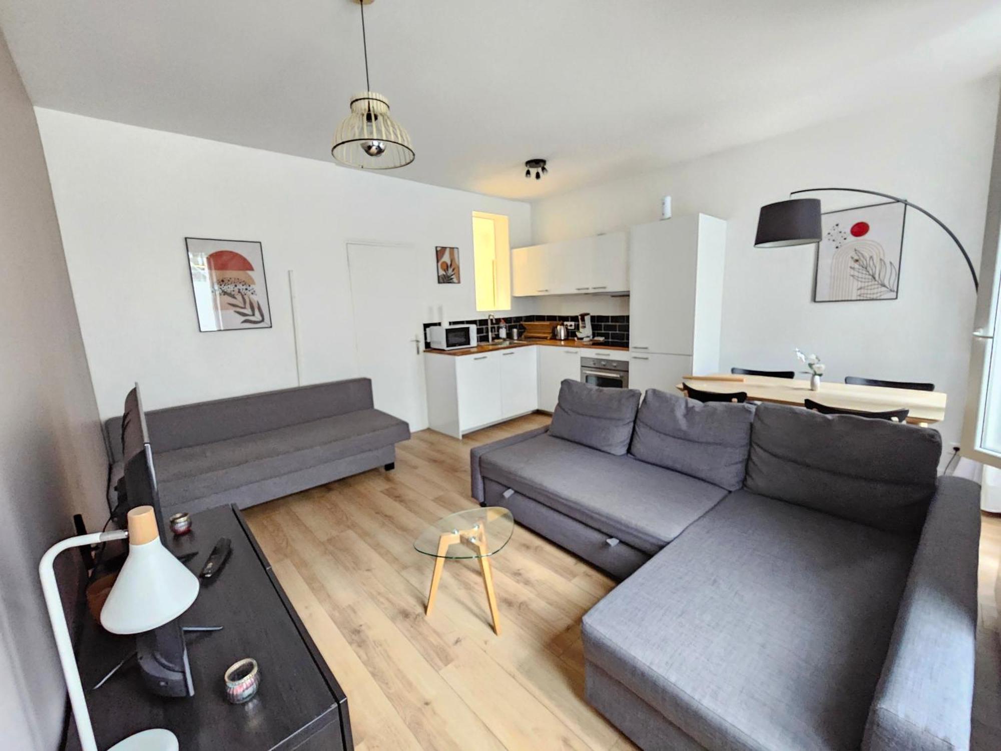 סן-קואן *Appartement Moderne/2 Minutes Du Metro* מראה חיצוני תמונה